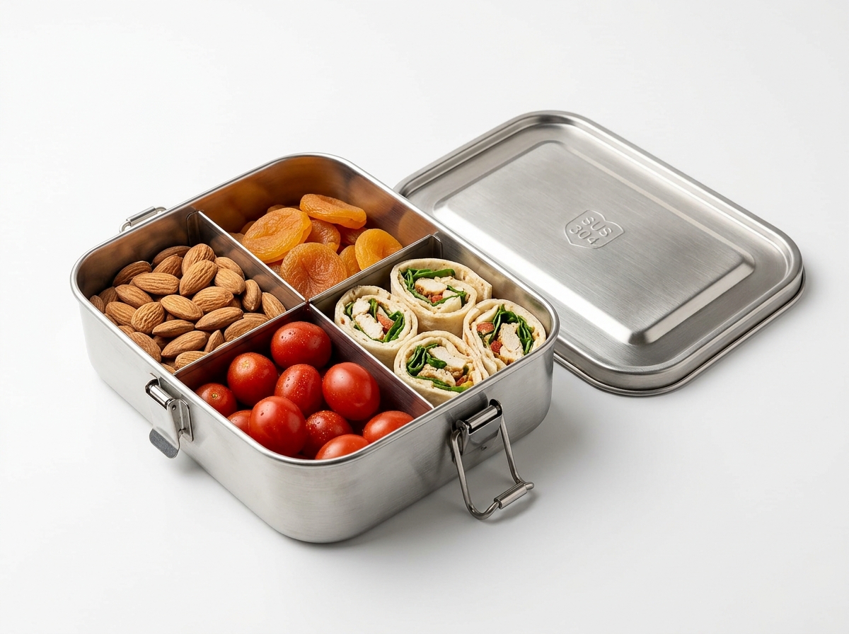 All-Metal SUS 304 Zero-Plastic Rover Bento Box (1,100ml)