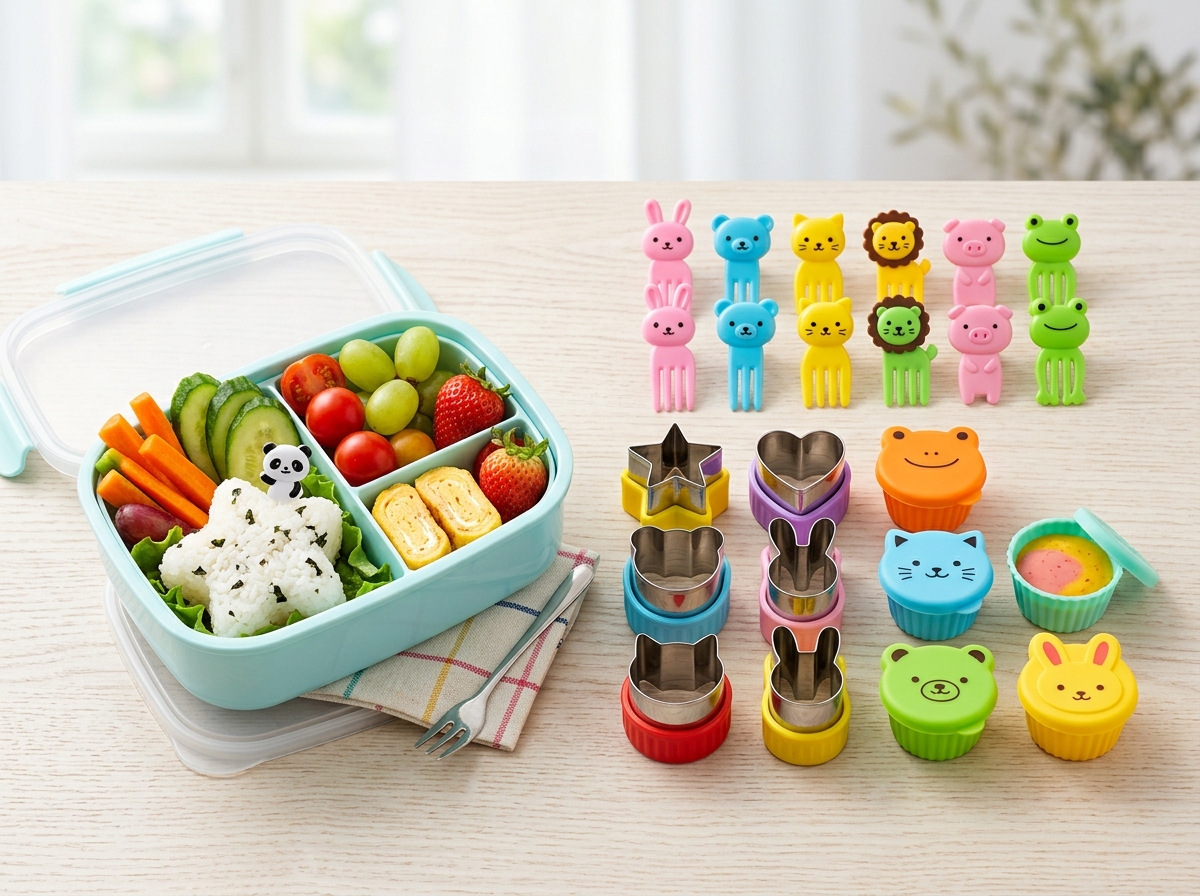 Animal Bento Fruit Picks & Skewers Set (10-Pack)