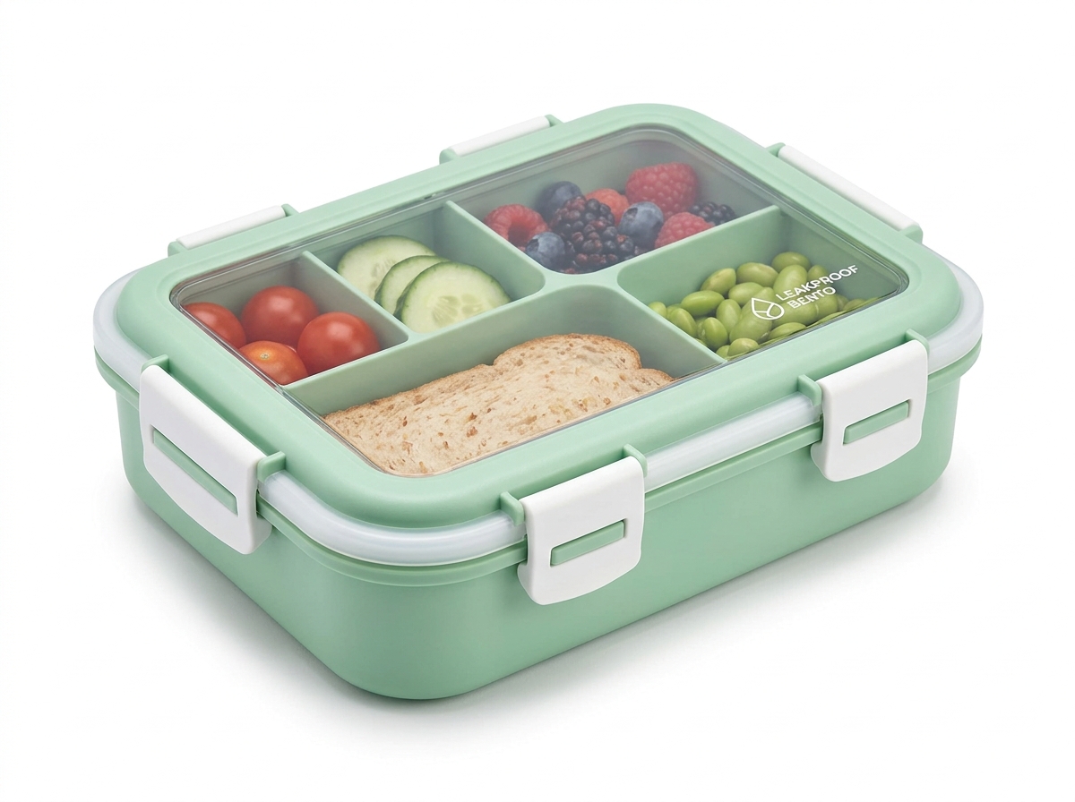 Pro-Prep 3-Compartment Microwave Bento Box (850ml)
