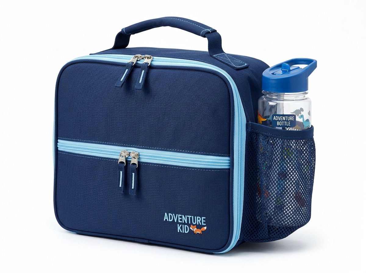 Expandable Heavy-Duty Cooler Lunch Bag with Shoulder Strap