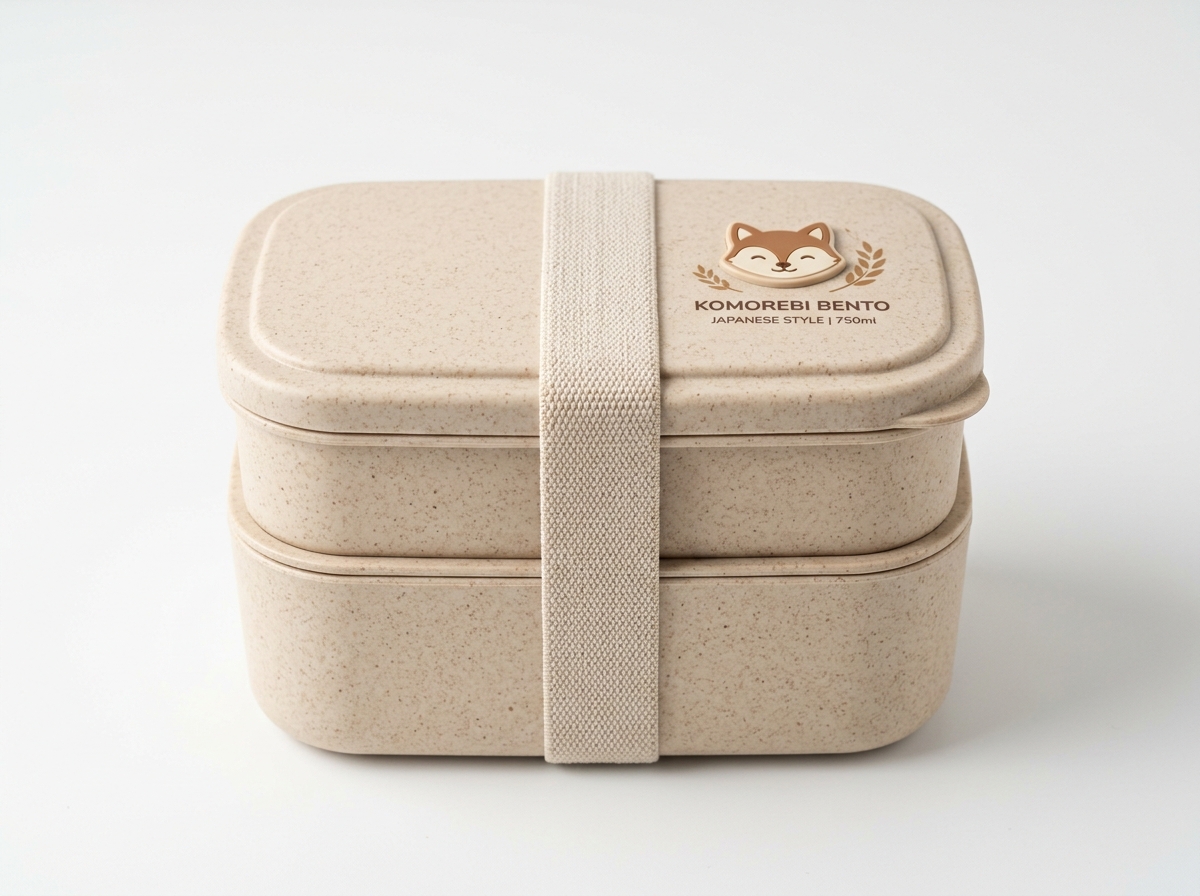 Double-Layer SUS 304 Heavy-Duty Stackable Bento Box with Side Buckles (1,500ml)