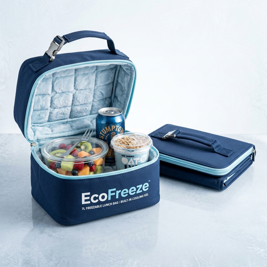 EcoFreeze Built-In Wall Gel Freezable Lunch Bag (7L)