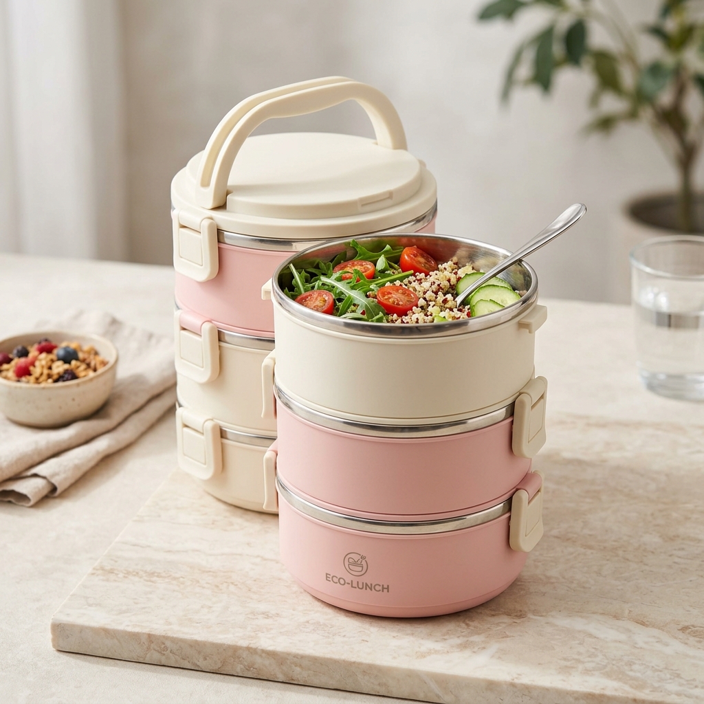 3-Tier All-in-One Thermal Lunch Carrier (1,800ml)