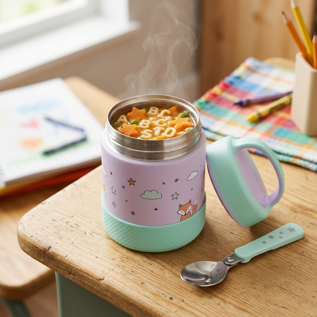 Kids Mini Vacuum Thermos Food Jar (400ml)