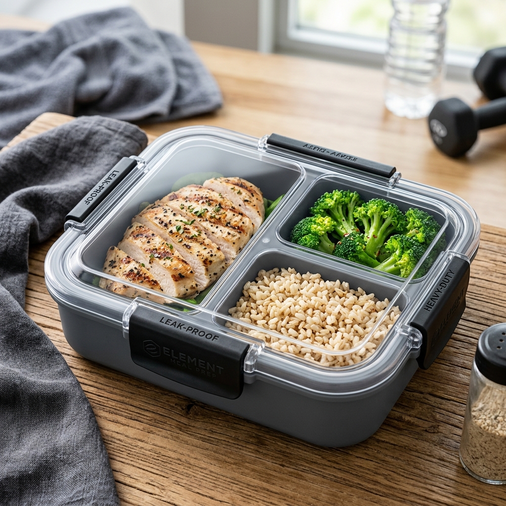Commercial Portion Prep Food Containers (15-Pack)