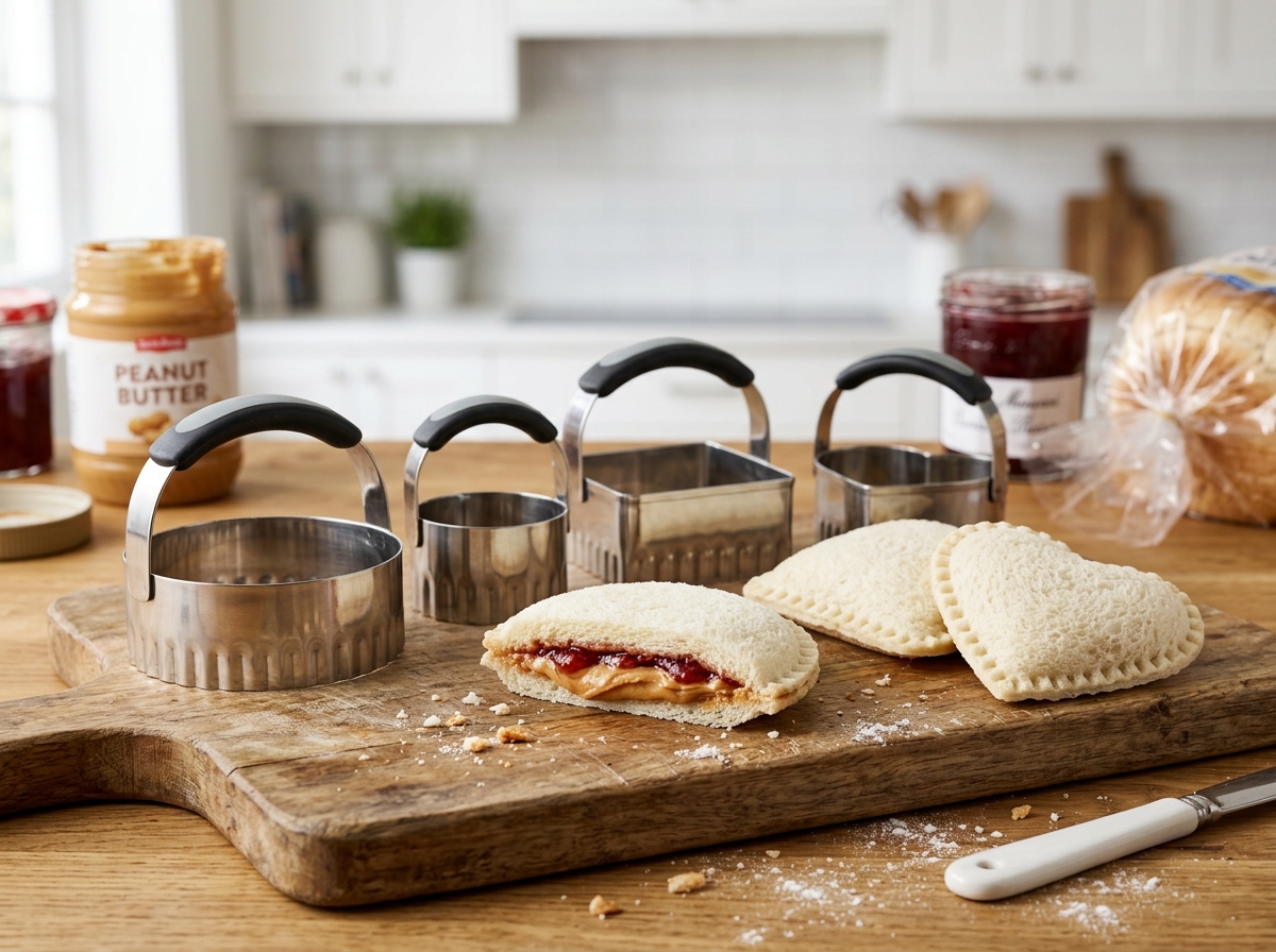 Stainless Steel Sandwich Crust Cutters & Decrusters (4-Pack)