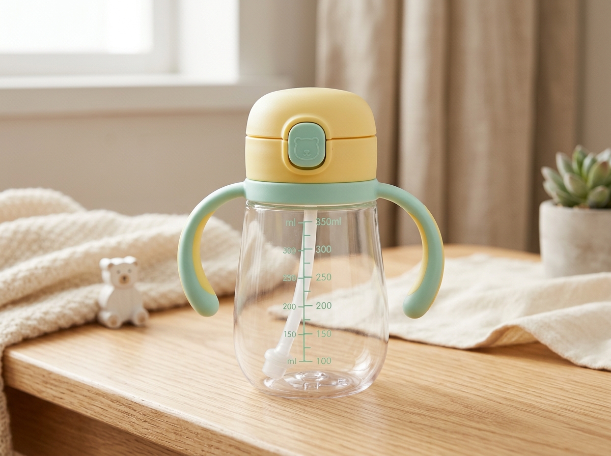 Toddler Dual-Handle Training Sippy Bottle (350ml / 12oz)